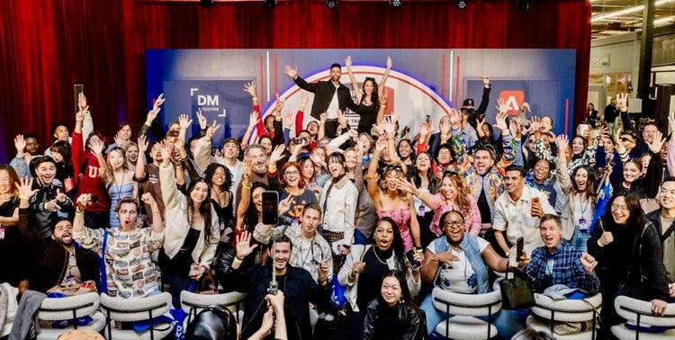 Image of the group of The first-ever Dhar Mann x Adobe Creator Training Camp.