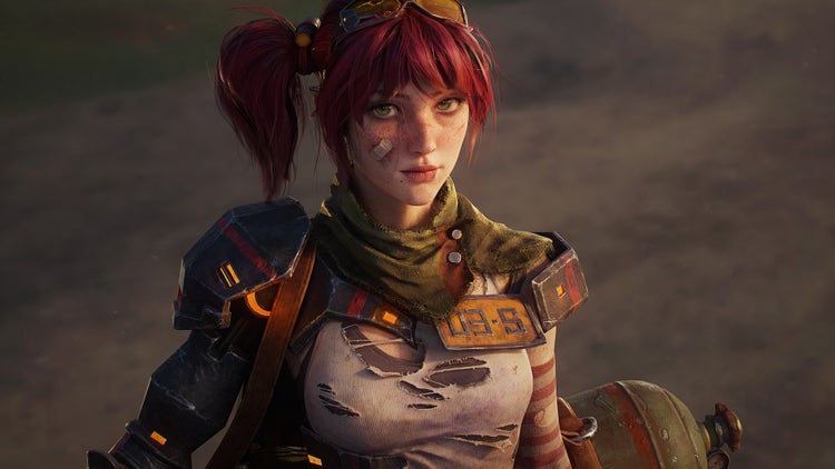 Image of a woman created using Substance 3D Painter.