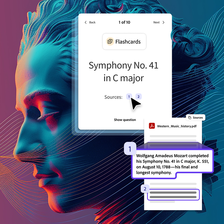Adobe Acrobat Flashcards.