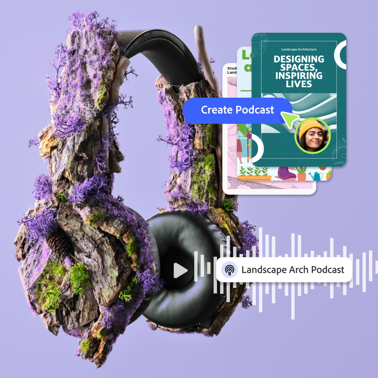 Adobe Acrobat Create Podcast.