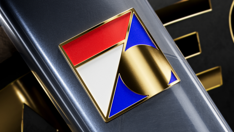 Image of Trek high performance bike logo created using Adobe Substance 3D.