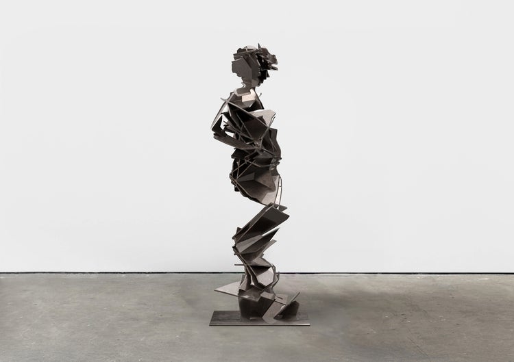 Sculptor Nick Hornby's artwork on display.