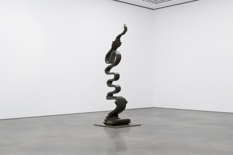 Sculptor Nick Hornby's artwork on display.