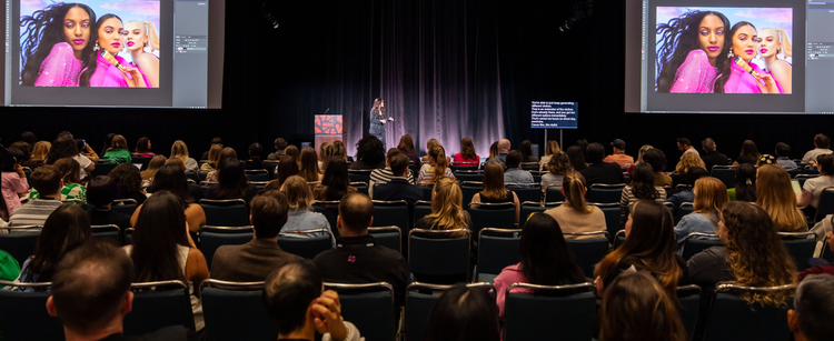 Stage at Adobe MAX.