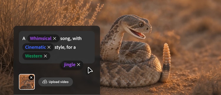 Image of a snake created using Adobe Firefly.