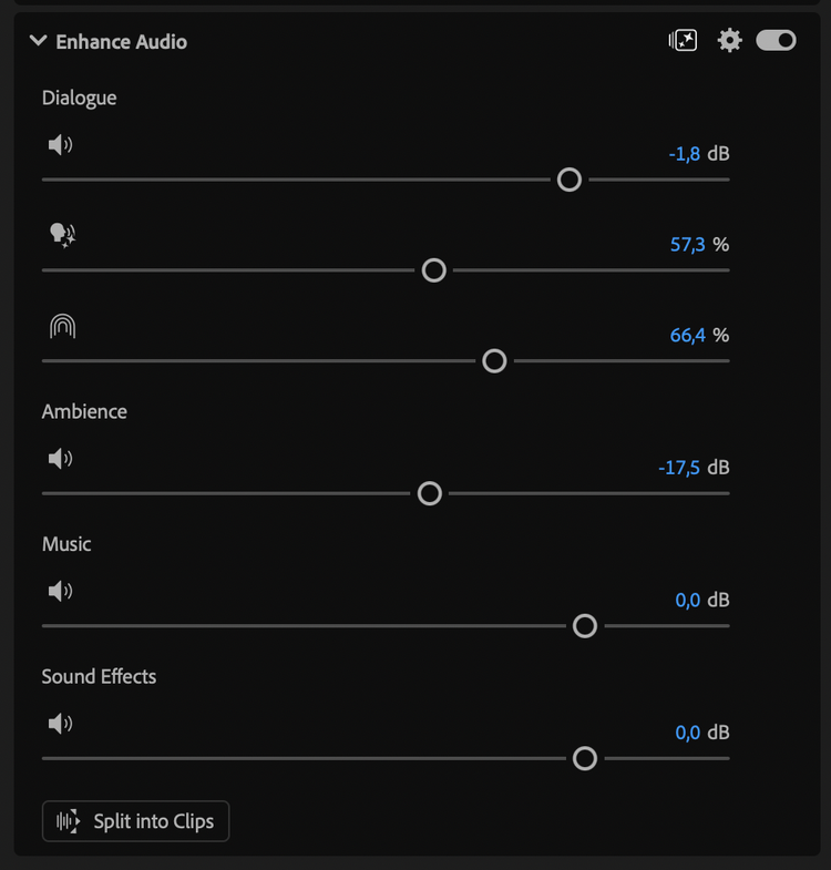 Image of smarter audio in Premiere and After Effects