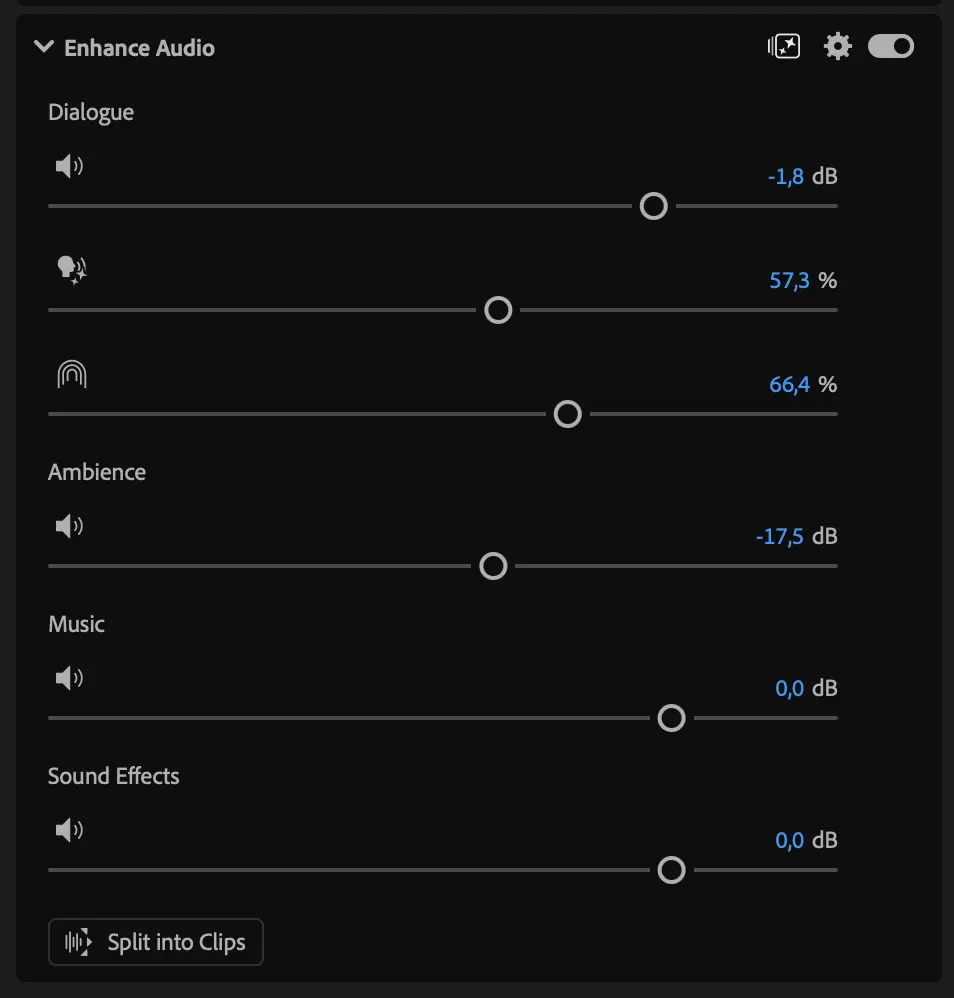 Premiere 強化音訊調整功能。