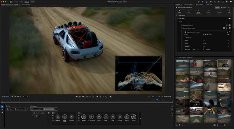 Image of faster grades, deeper control in Color Mode in Premiere and After Effects