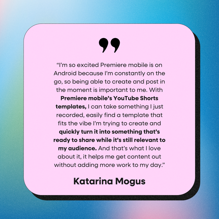 Quote given by Katarina Mogus
