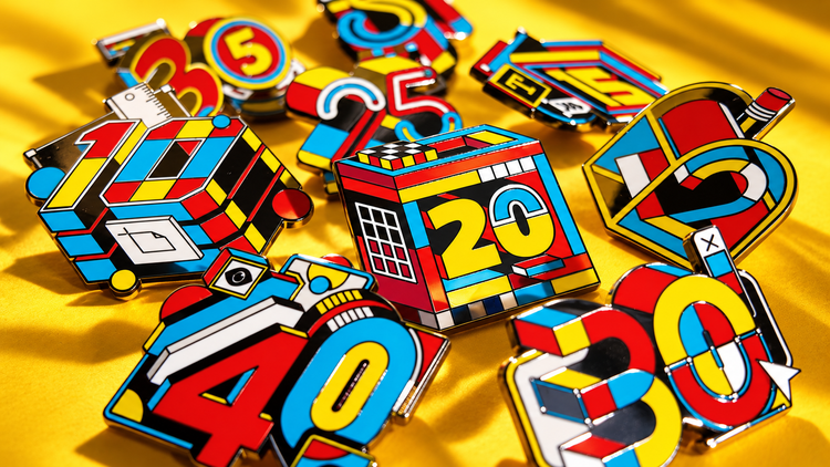 2026 Adobe member anniversary pin collection