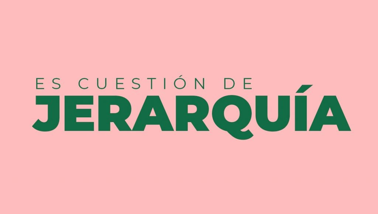es cuestion de jerarquia