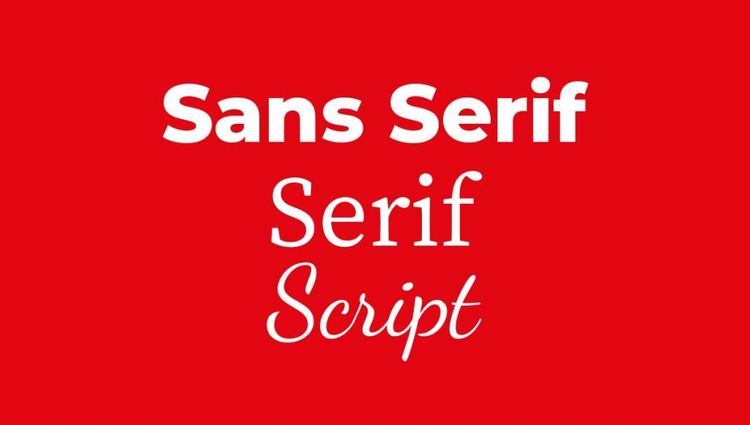 sans serif