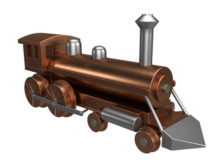 locomotora en 3D