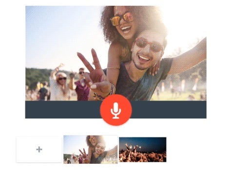 imagen de dos personas felices con el formato de videollamada