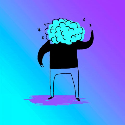 ilustracion de una persona con un gran cerebro