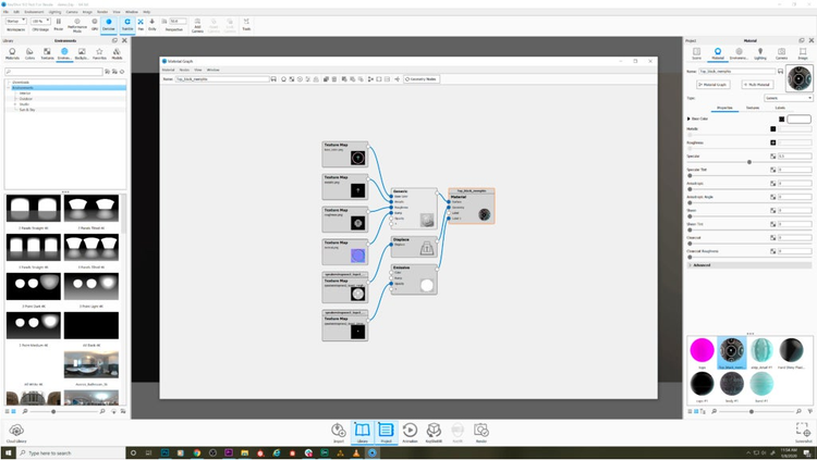 trabajo entre keyshot y substance painter