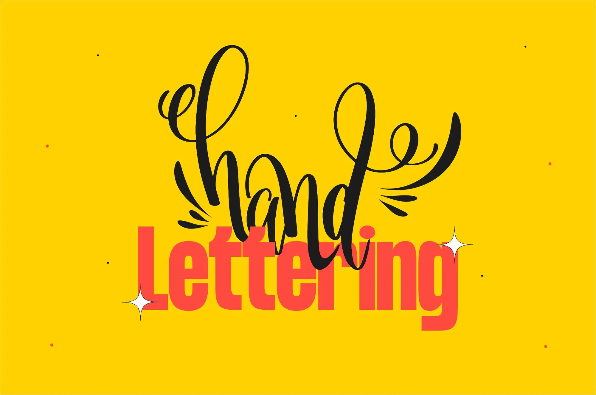 imagen que dice hand lettering
