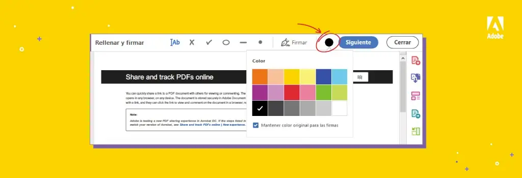 Pon el color que quieras en tus documentos digitales
