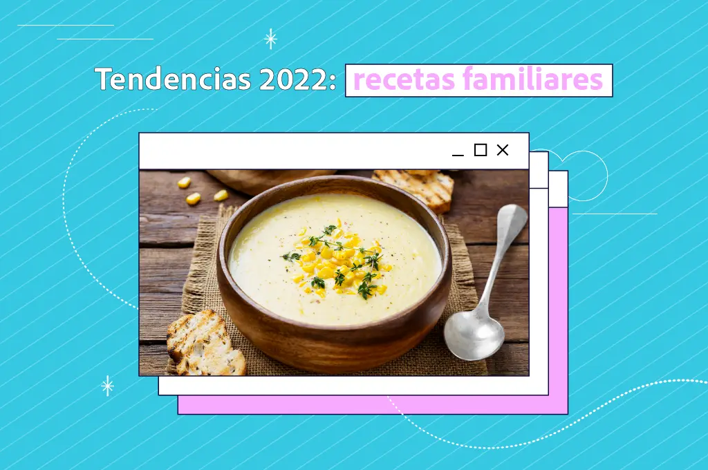 foto de sopa casera sobre mesa de tabla con cuchara y pan” / “video de sopa casera sobre mesa blanca con nachos