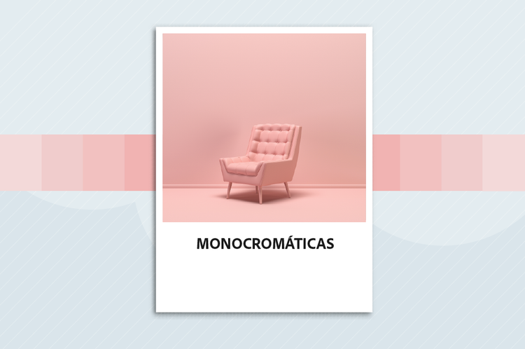 foto monocromatica rosada de una silla