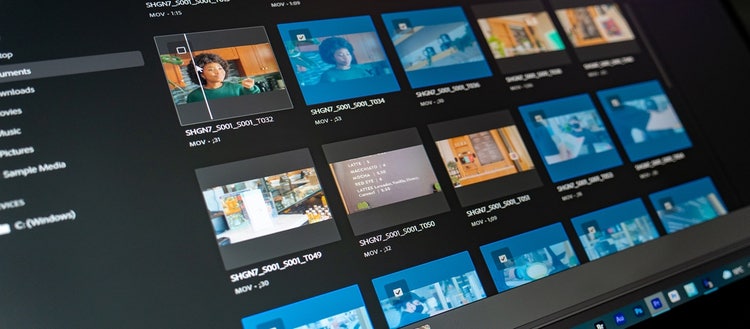 A close up of new features on Premiere Pro. 