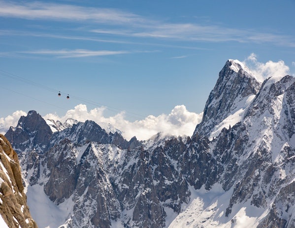 Image of snow covered mountains.