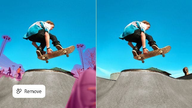 A person on a skateboard AI-generated content may be incorrect.