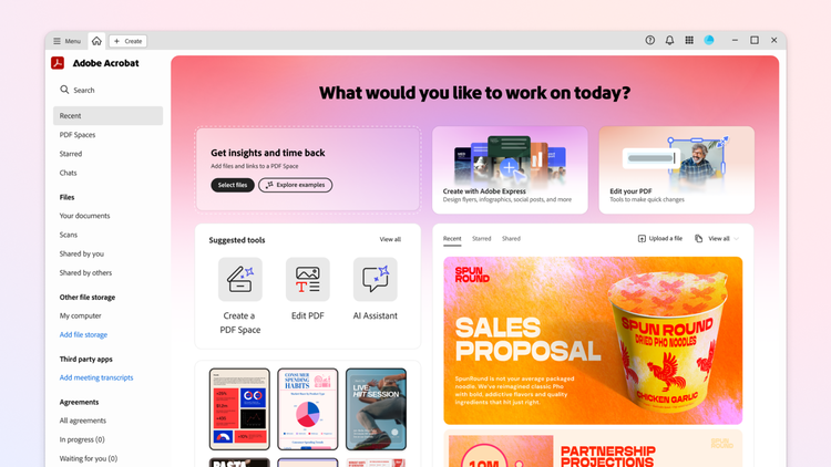 Acrobat Studio page.