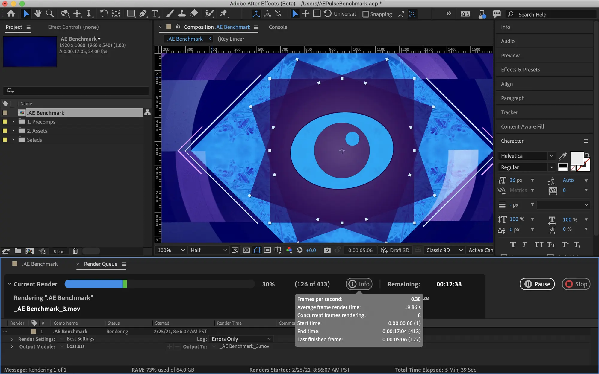 interface After effects