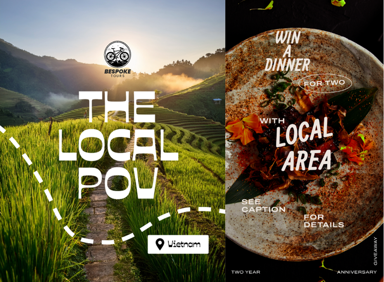 Creative Trend Local Flavor. The local POV and Win a dinner with local area.