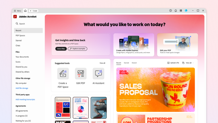 Acrobat Studio page.