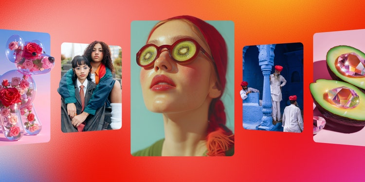 Images depicting Adobe's 2026 Creative Trends.