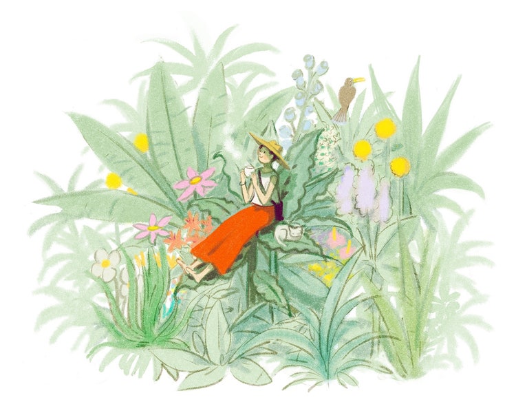 花の絵 自動的に生成された説明