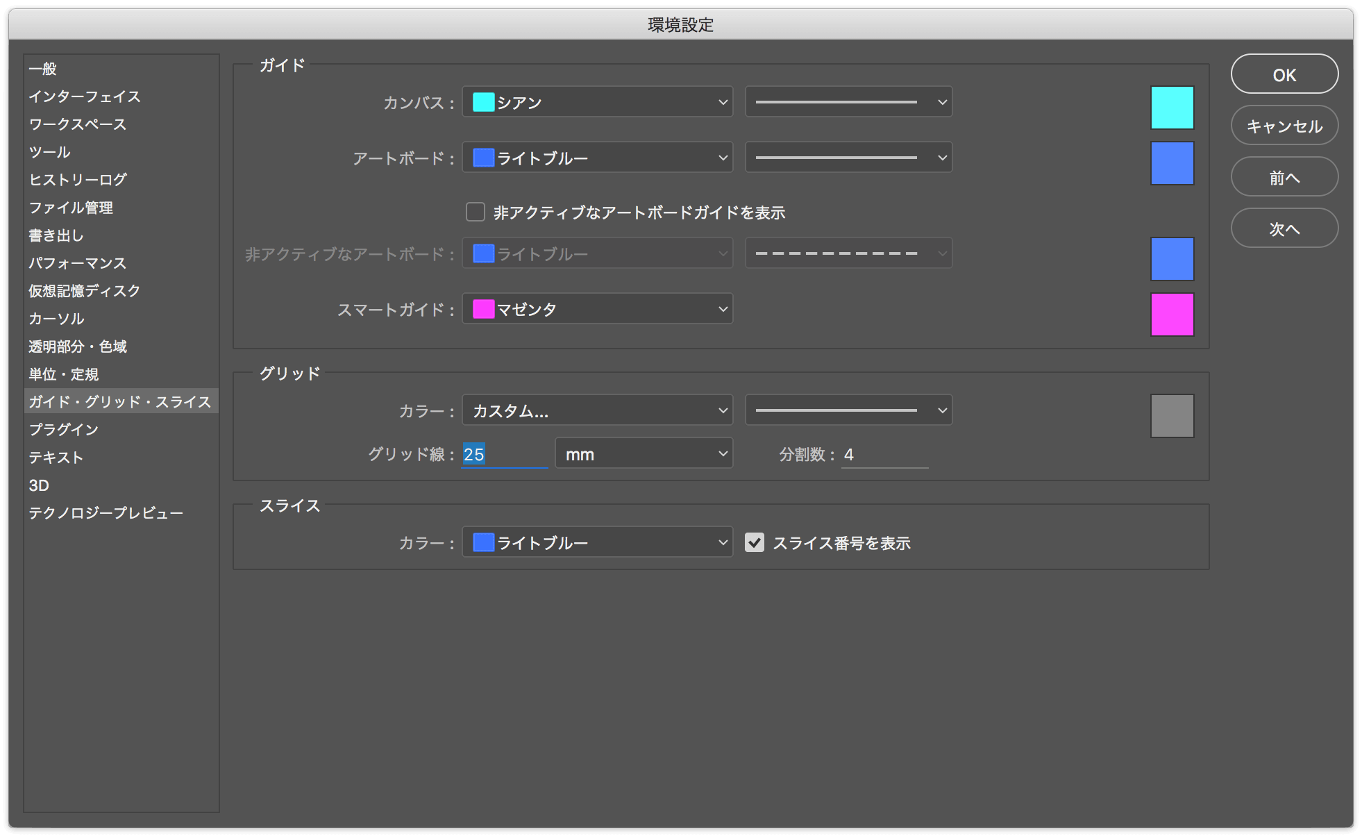 photoshop ガイドがアートボードの下に トップ