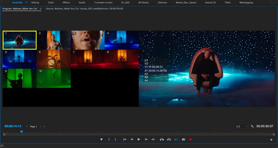 シーンでクリップのカラーを合わせる方法 Adobe Premiere Pro チュートリアル