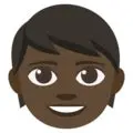 Child: Dark Skin Tone on EmojiOne 3.1