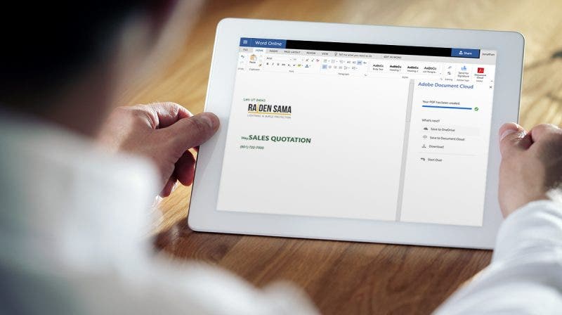 WIN11 i5 エクセル、ワード、アドビ、フォトショップ Acrobat と Microsoft 365 の統合 | Adobe Acrobat