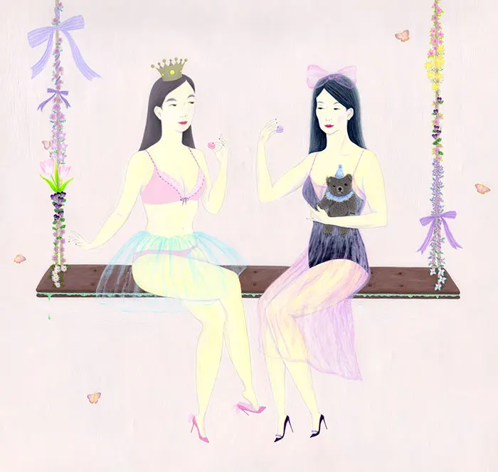 Trend Illustrations 1 長谷川慶子が描く All Ages Welcome Adobe Stock