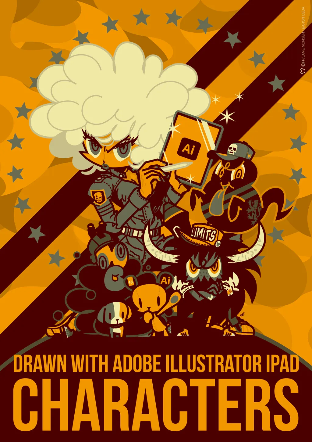 上田バロン ベジェで直接描いているような描き心地 待望だったillustrator Ipad版