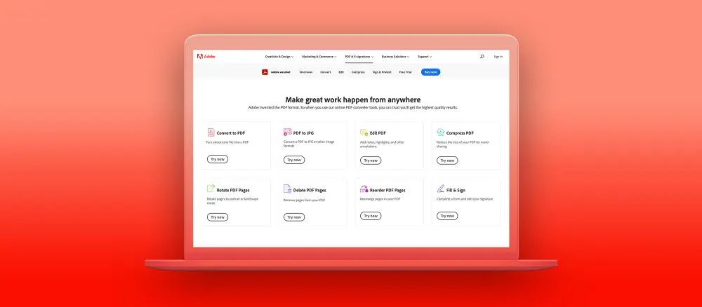 Go paperless with online PDF tools