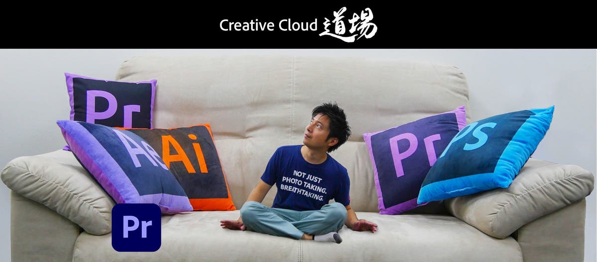 【希少品】Adobe公式 AE & Pr クッション media_1ff0e855e2b34e117a508d2f