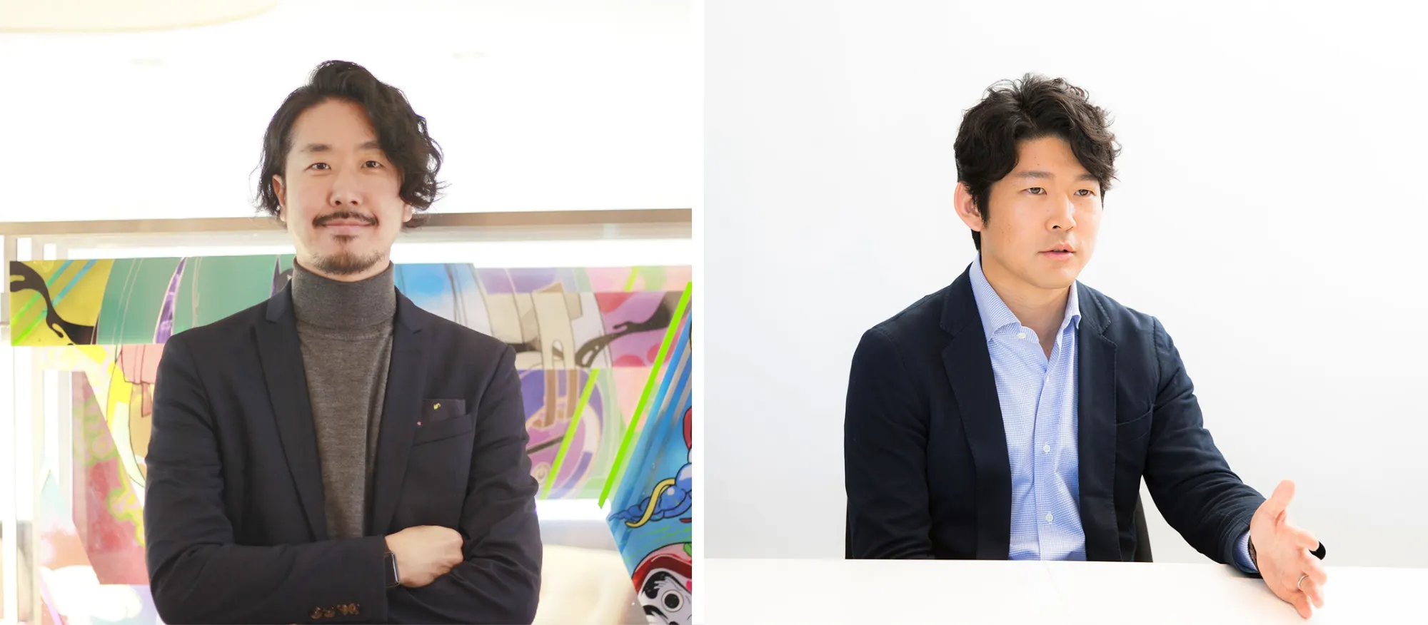 アドビの田口恭平と小栗順平