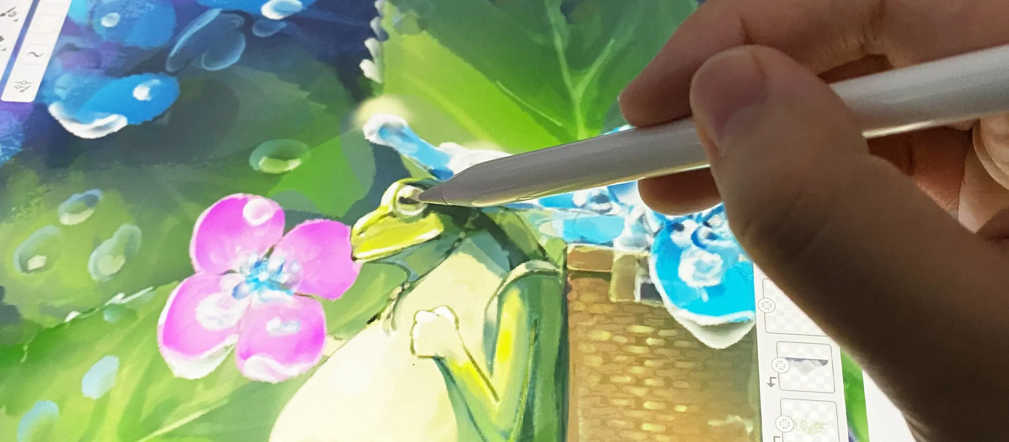 はち Adobe Frescoには描くたびに驚きと発見がある Adobe Fresco Creative Relay 16 はち Adobe Frescoには描くたびに驚きと発見がある Adobe Fresco Creative Relay 16