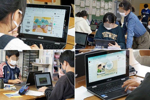 A group of people working on computers Description automatically generated with low confidence