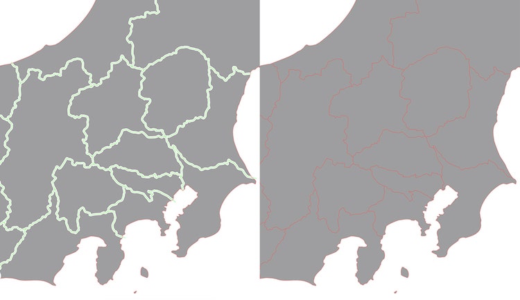 白地図データのつくり