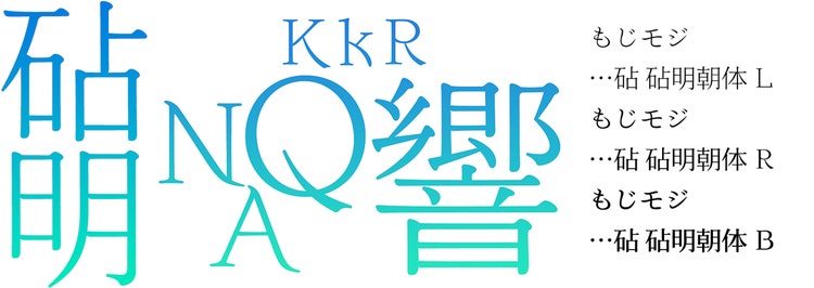 砧明朝体
