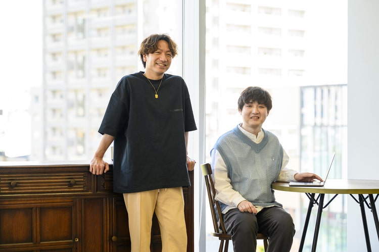 NOIN 代表取締役CEO・渡部 賢さんとクリエイティブチーム・木村 辰さん
