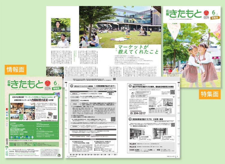 「広報きたもと」の構成