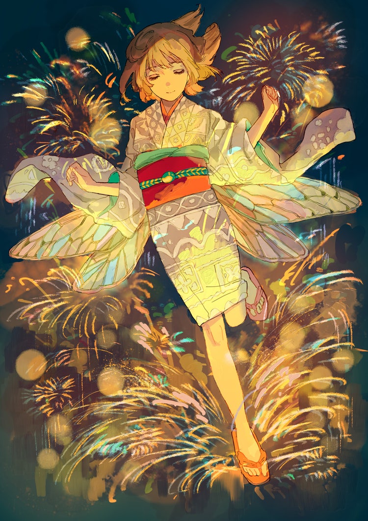 淵゛さん　作品／花火