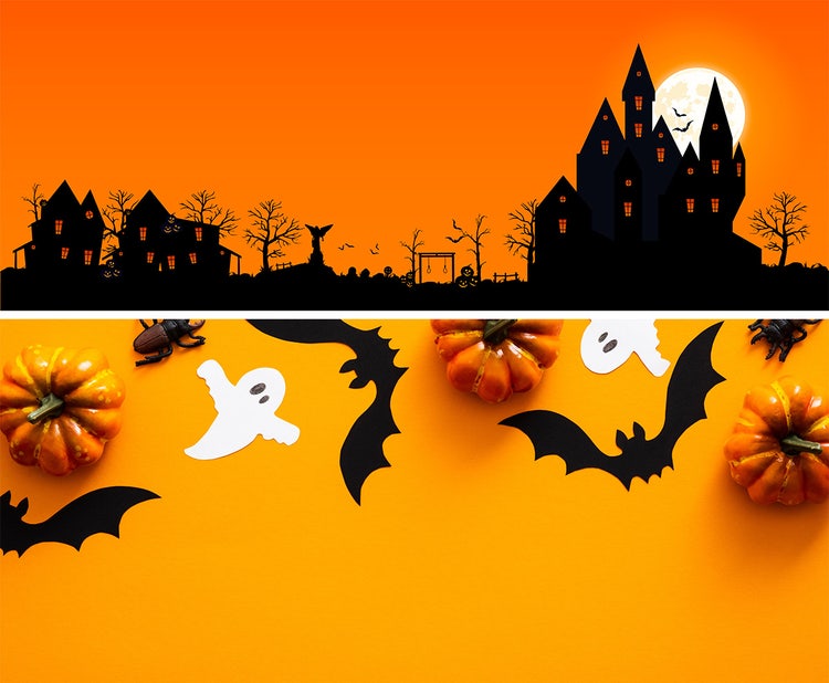 ハロウィンのデザイン素材